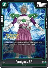 Paragus : BR - Blazing Aura Release Event Cards - Dragon Ball Super: Fusion World card