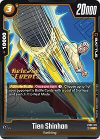 Tien Shinhan - FB02-123 - Blazing Aura Release Event Cards - Dragon Ball Super: Fusion World card
