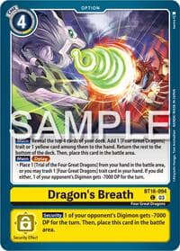 Dragon's Breath - Beginning Observer - Digimon Card Game card