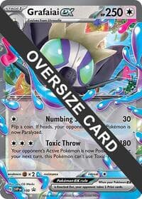 Grafaiai ex - 100 (SV: Scarlet & Violet Promo Cards) - Jumbo Cards - Pokemon card
