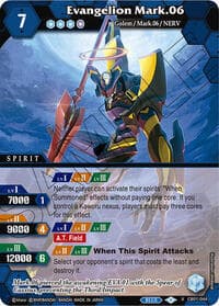 Evangelion Mark.06 - Collaboration Booster 01: Halo of Awakening - Battle Spirits Saga card