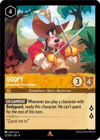 Goofy - Musketeer Swordsman - Ursula's Return - Disney Lorcana card