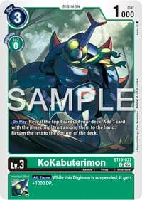 KoKabuterimon - Beginning Observer - Digimon Card Game card