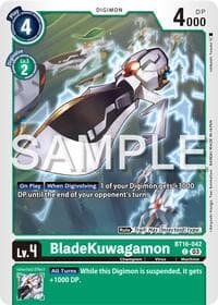 BladeKuwagamon - Beginning Observer - Digimon Card Game card