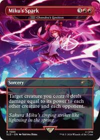 Miku's Spark - Chandra's Ignition - Secret Lair Drop Series - Magic: The Gathering card