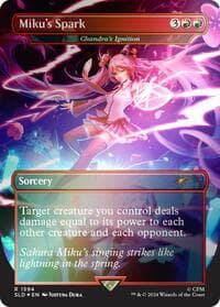 Miku's Spark - Chandra's Ignition (Rainbow Foil) - Secret Lair Drop Series - Magic: The Gathering card