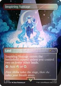 Inspiring Vantage (1605) (Rainbow Foil) - Secret Lair Drop Series - Magic: The Gathering card