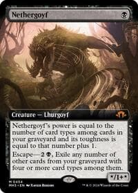 Nethergoyf (Extended Art) - Modern Horizons 3 - Magic: The Gathering card