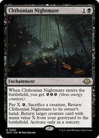 Chthonian Nightmare - Modern Horizons 3 - Magic: The Gathering card