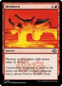 Meltdown - Modern Horizons 3 - Magic: The Gathering card