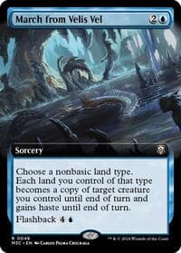 March from Velis Vel (Extended Art) - Commander: Modern Horizons 3 - Magic: The Gathering card
