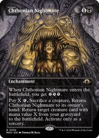 Chthonian Nightmare (Borderless) - Modern Horizons 3 - Magic: The Gathering card