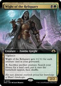 Wight of the Reliquary (Extended Art) - Modern Horizons 3 - Magic: The Gathering card
