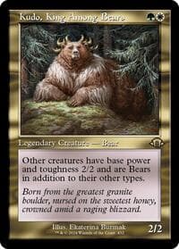Kudo, King Among Bears (Retro Frame) - Modern Horizons 3 - Magic: The Gathering card