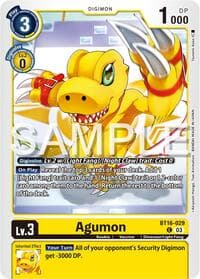 Agumon - Beginning Observer - Digimon Card Game card