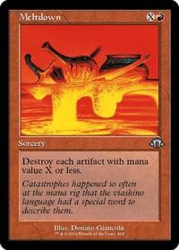 Meltdown (Retro Frame) - Modern Horizons 3 - Magic: The Gathering card