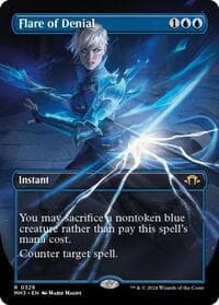 Flare of Denial (Borderless) - Modern Horizons 3 - Magic: The Gathering card