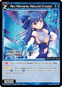 Rei//Memoria, Natural Crystal (April 2024) - Promo Cards - WIXOSS card