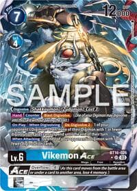 Vikemon ACE (Alternate Art) - Beginning Observer - Digimon Card Game card
