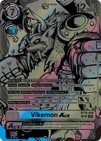 Vikemon ACE (Textured) - Beginning Observer - Digimon Card Game card