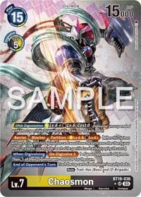 Chaosmon (Alternate Art) - Beginning Observer - Digimon Card Game card