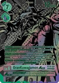 GranKuwagamon ACE (Textured) - Beginning Observer - Digimon Card Game card