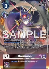 Dorumon (Alternate Art) - Beginning Observer - Digimon Card Game card