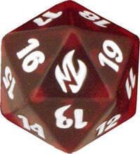 Premium Deck Series - Fire & Lightning Spindown Die - Wizards of the Coast Dice - Life Counters card