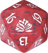 Beatdown Box Set Spindown Die - Red - Wizards of the Coast Dice - Life Counters card