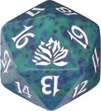 Beatdown Box Set Spindown Die - Green - Wizards of the Coast Dice - Life Counters card