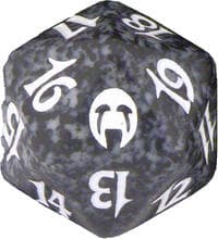 Apocolypse Spindown Die - Black - Wizards of the Coast Dice - Life Counters card