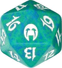 Apocolypse Spindown Die - Green - Wizards of the Coast Dice - Life Counters card