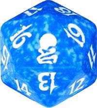 Odyssey Spindown Die - Blue - Wizards of the Coast Dice - Life Counters card