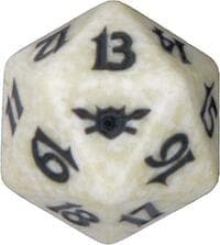 Legions Spindown Die - White - Wizards of the Coast Dice - Life Counters card