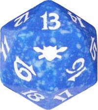 Legions Spindown Die - Blue - Wizards of the Coast Dice - Life Counters card
