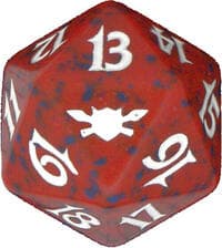 Legions Spindown Die - Red - Wizards of the Coast Dice - Life Counters card