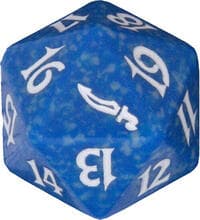 Mirrodin Spindown Die - Blue - Wizards of the Coast Dice - Life Counters card