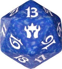 Fifth Dawn Spindown Die - Blue - Wizards of the Coast Dice - Life Counters card