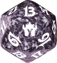 Fifth Dawn Spindown Die - Black - Wizards of the Coast Dice - Life Counters card