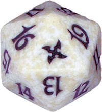Betrayers of Kamigawa Spindown Die - White - Wizards of the Coast Dice - Life Counters card