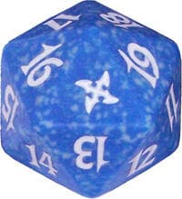 Betrayers of Kamigawa Spindown Die - Blue - Wizards of the Coast Dice - Life Counters card