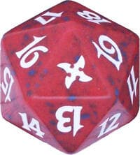 Betrayers of Kamigawa Spindown Die - Red - Wizards of the Coast Dice - Life Counters card