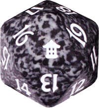 Saviors of Kamigawa Spindown Die - Black - Wizards of the Coast Dice - Life Counters card
