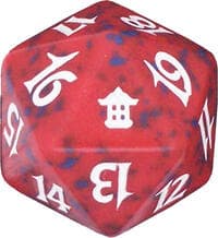 Saviors of Kamigawa Spindown Die - Red - Wizards of the Coast Dice - Life Counters card
