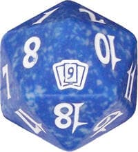 9th Edition Spindown Die - Blue - Wizards of the Coast Dice - Life Counters card