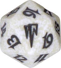 Coldsnap Spindown Die - White - Wizards of the Coast Dice - Life Counters card
