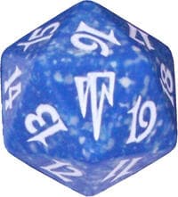 Coldsnap Spindown Die - Blue - Wizards of the Coast Dice - Life Counters card