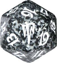 Coldsnap Spindown Die - Black - Wizards of the Coast Dice - Life Counters card