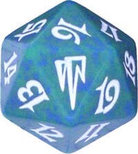 Coldsnap Spindown Die - Green - Wizards of the Coast Dice - Life Counters card
