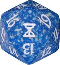 Time Spiral Spindown Die - Blue - Wizards of the Coast Dice - Life Counters card